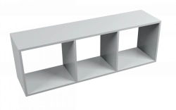 Wall Shelf with 3 Sections 120x30x40 cm
