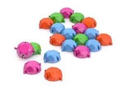 Diamond Floor Mosaic - 20 Pieces, Opaque