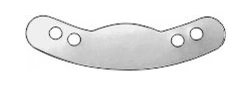 Flat Perforated Metal Matrix No. 1.331(1) for Dental Molding