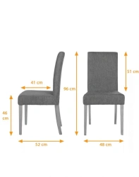 Soft Chair on Wooden Frame Model "Sky ZDRS-2