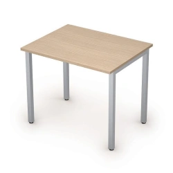 Edelwood Office Table with Metal Frame