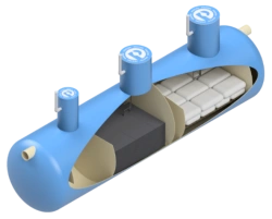 Compact Stormwater Treatment Plant PROTOK in a Single Housing