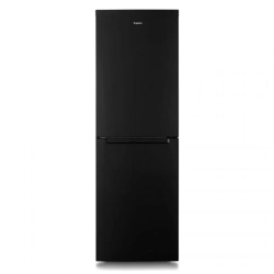 Full No Frost Black Refrigerator Freezer "Biryuza B840NF