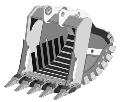 Heavy-Duty Rock Bucket RDE-83.22d-12WC9(5)WS