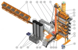 KA-240 Asphalt Mixing Plant High-Performance Production Unit