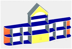 Golden Key Wall Unit Art. S.06.35