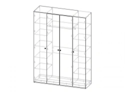 Wooden Swing Door Wardrobe - Custom Sizes Available