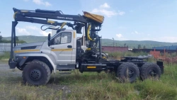 Truck Tractor with Crane Manipulator 6377N5 on Ural Chassis 55571-6151-70, 6151-72, 6151-74