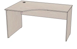 Corner Writing Desk 1400x900/600x750, 16mm MDF