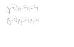 Ergonomic Desk Surface Classic A4 Furniture Set