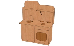 Kitchen Play Zone Furniture Set - Model IZ-K