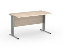 Perspective Table with Metal Frame