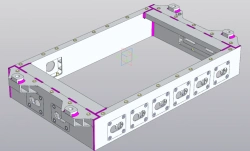 External Aluminum Battery Case RSBG.301211.007