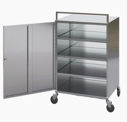 Closed Trolley for Transporting Meat Products 600x700x1000 mm