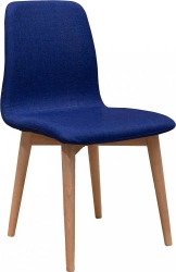 Wooden Frame Chair with Custom Seat Material