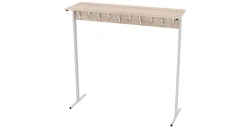 Double-Sided Floor Hanger for 20 Garments 1660x550x1600mm