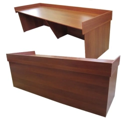 Classic Rectangular Conference Table with Decorative Overhead 08