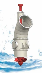 Vertical Axial Pump OВ(ОПВ)16-110 for Efficient Fluid Transfer