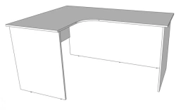Ergonomic Corner Desk (Left and Right Versions)