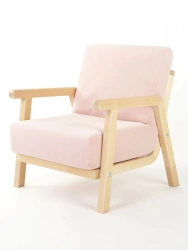 Soft Pink Children's Armchair Aurora