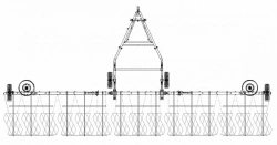 Wide-Span Tooth Harrow BZSH-15