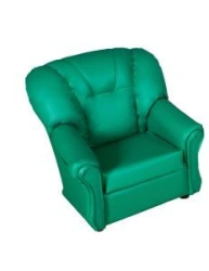 Children's Armchair with Wooden Frame and Eco-Leather Upholstery – Model 501 "Boyarin