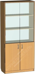 Glass Front Wooden Cabinet Model SHKz