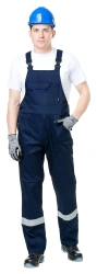 Men's Summer Overalls with Knee Protection and Multi-Purpose Pockets 3.906