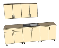 Custom Kitchen Buffet Design