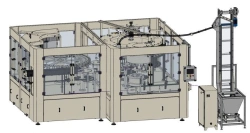 Tri-Block Filling Machine TRB-40-40-12 for Bottles