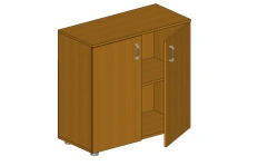 Horizontal Cabinet with Removable Shelf and Double Doors GM 31.01.12.150.005.10.00