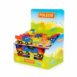 Assorted Toy Vehicles Display Set with Gosha Trucks and Emergency Vehicles