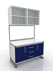 Universal Medical Suspension Module with Glass Doors, Model 203-002-5