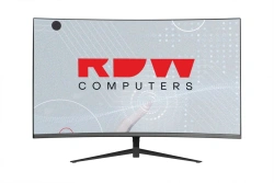 27-Inch Curved LCD Monitor with Webcam and USB Hub - RDW2703F