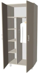 Two-Door Wardrobe for Clothing KSSHM 2-05