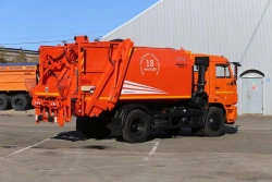 Rear-Loading Garbage Truck KBR-P10K on KAMAZ-43255-G5 Chassis