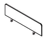 Fabric Screen for Office Wooden Furniture Set "Line