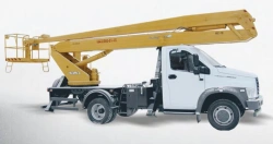 Hydraulic Lift Model VS-18.04 on GAZ-C41R13 Chassis