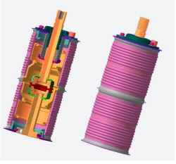 Vacuum Arc Extinguishing Chamber KDV4-35-25/1600 UHL2.1