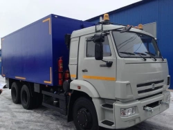 Special Purpose Van on KAMAZ Chassis for Explosives Transport - KAMAZ 018/2011/TRCU-3axle-102