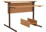 Student Computer Desks with Metal Frame Type I Models SU-K#3, SU-K#4, SU-K#5, SU-K#6, SU-K#7