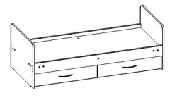 Bed with Pull-Out Drawers TV-BKVYA-5.19.01