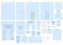 Sterile Disposable Surgical Linen Set AGATMID Execution Variant No. 1