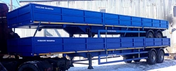 Automotive semi-trailer 93192H with air or leaf-spring suspension