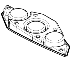 Left Rear Light for Tram Car 71-412-04.10.21.106