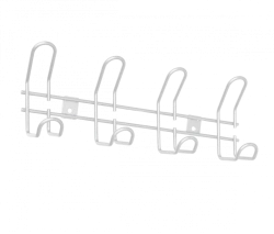 Steel Coat Rack with 4 Hooks - Sheffilton SHT-WH16-4