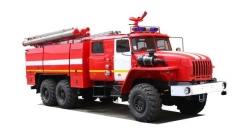 Fire Tanker Truck AC 5.0-70 (4320) on Ural 4320 Chassis