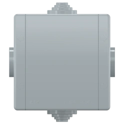 Caduceus Aling Power Distribution Box for Open Wiring 80x80x55, 4 Inputs, IP54, 500V~