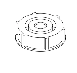 Consistent Lubrication Bottle Cap for Rotor Blade Bearing System 20-040253