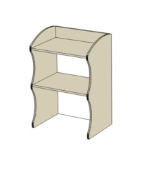 Wall-Mounted Bookcase, Art No. 008/2023